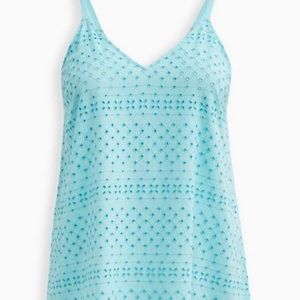 Torrid Sophie eyelet swing cami